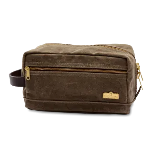 Waxed Canvas Dopp Kit