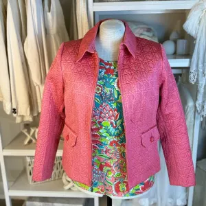 Weather Tamer sz. Large quilted jacket career coastal, sophisticated, chic #3688
