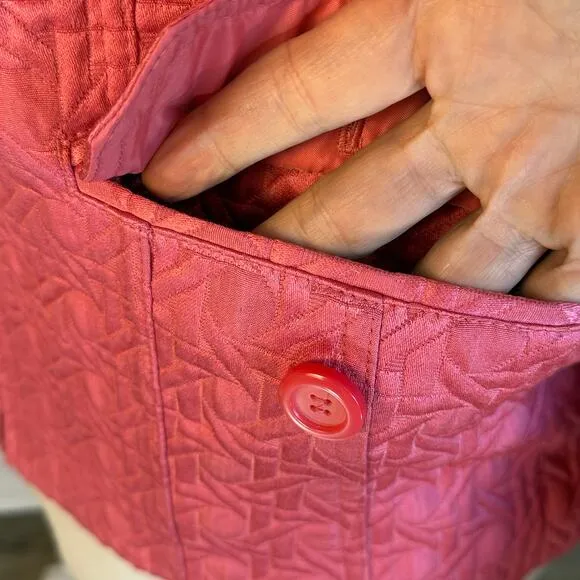 Weather Tamer sz. Large quilted jacket career coastal, sophisticated, chic #3688