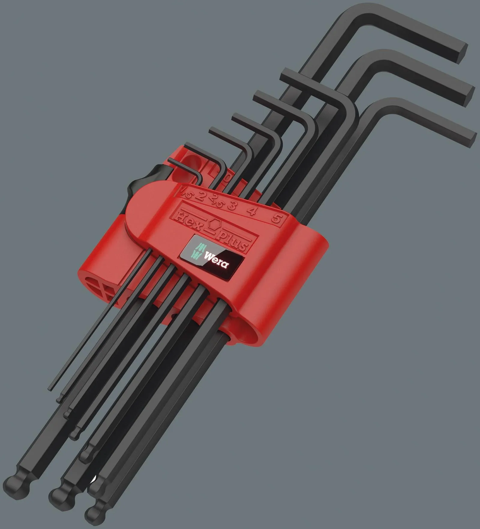 Wera Hex Key Set 950/9 Hex Plus 6 SB L-Key Set Metric BlackLaser 9 Piece 1.5-10mm