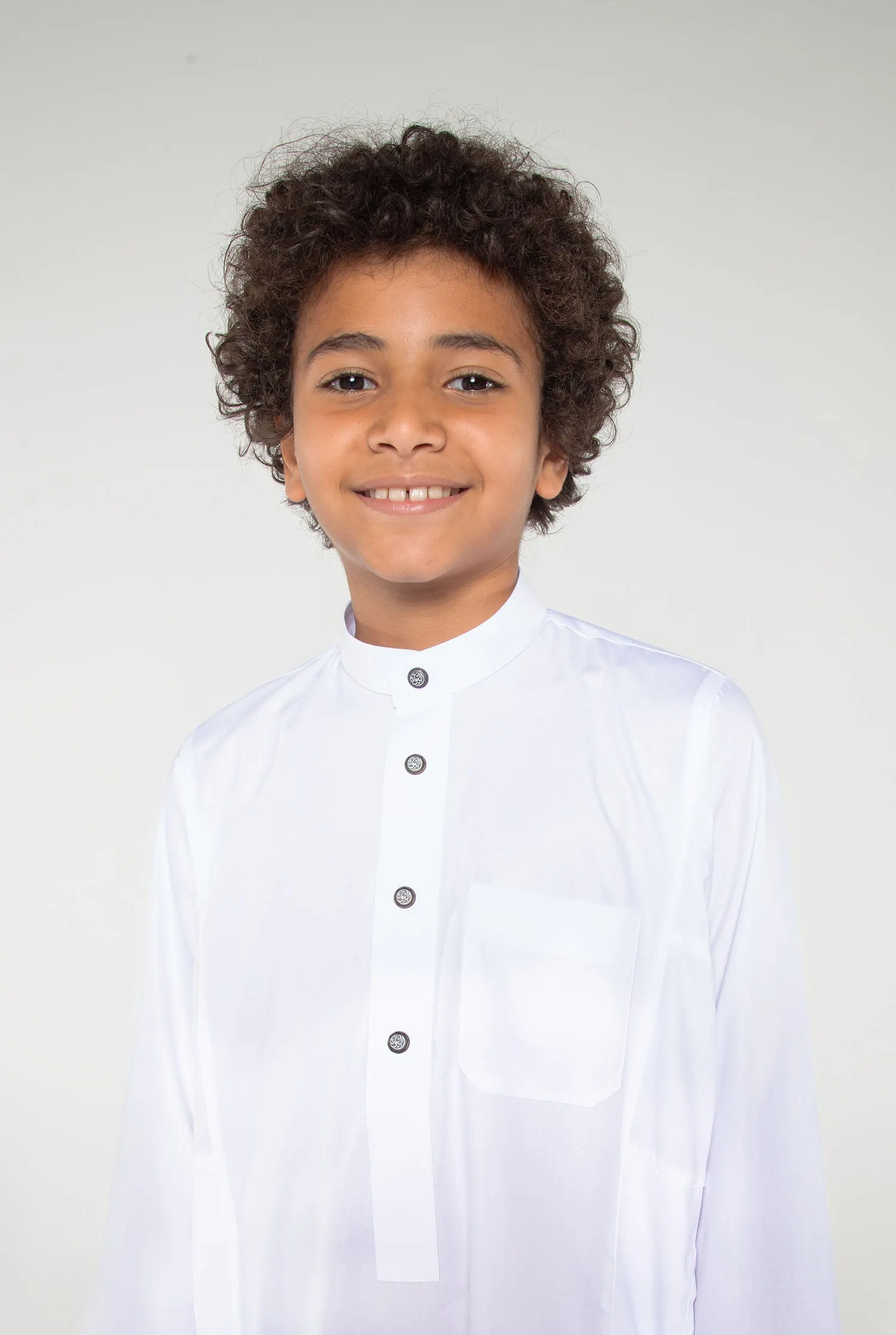 White Saudi Kids Studded