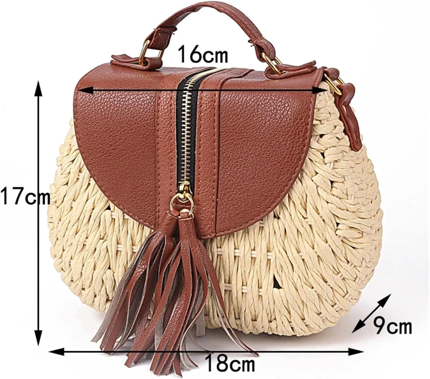 Wicker Crossbody Bag