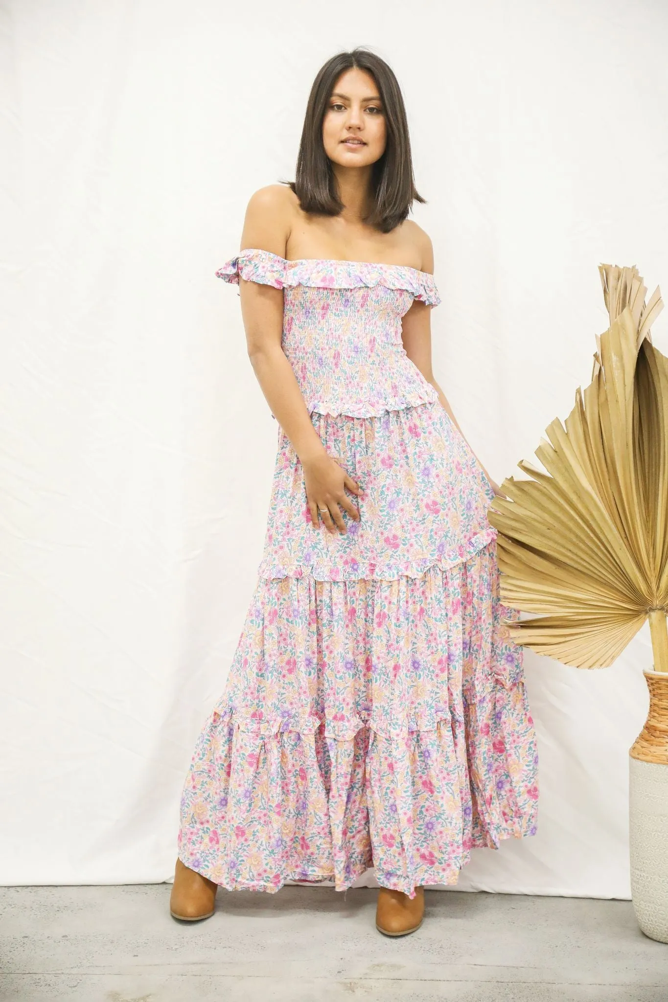 Winnie Print Maxi Dress