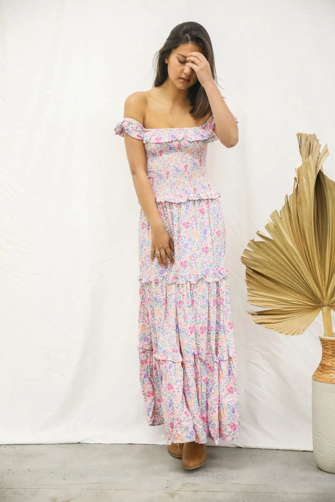 Winnie Print Maxi Dress
