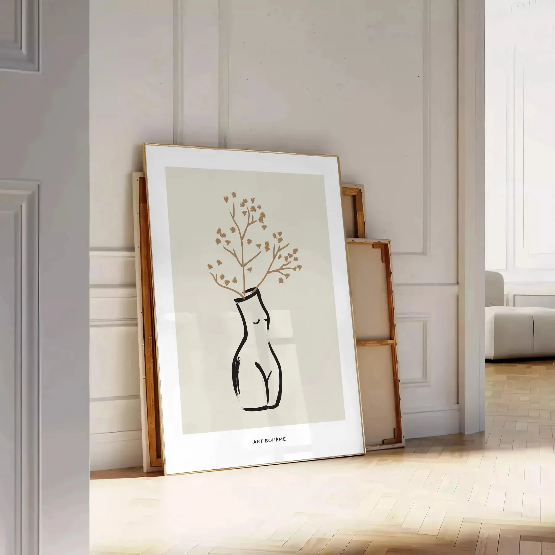 Woman Bohemian Print