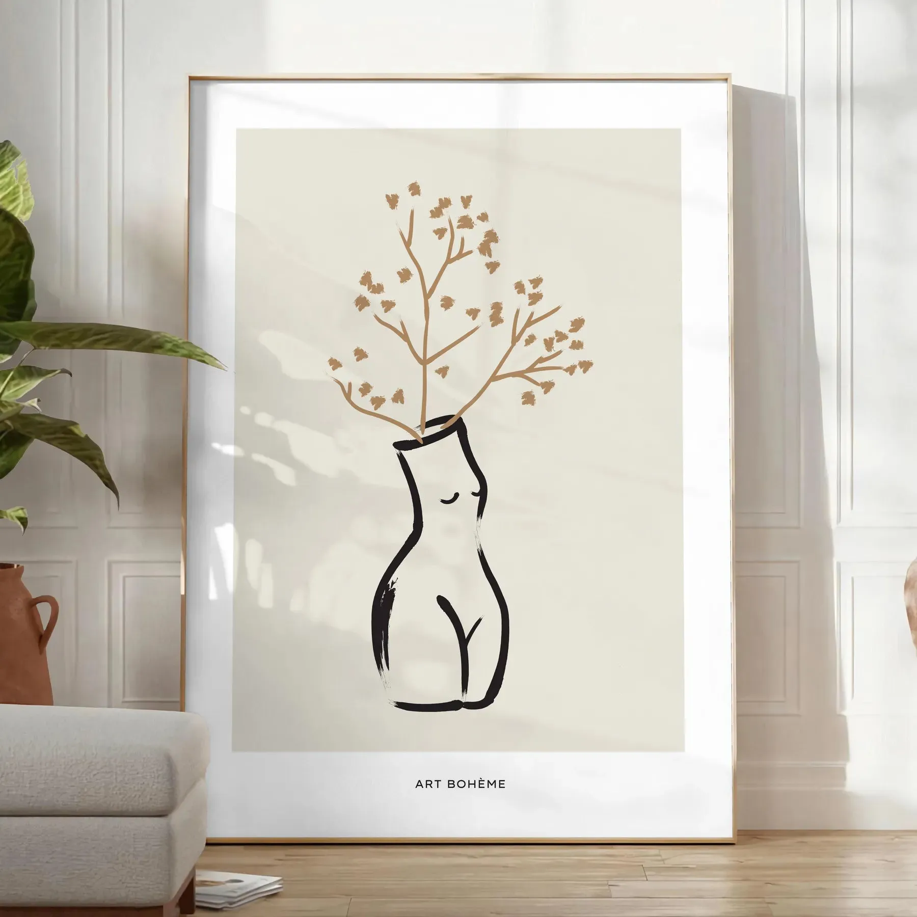 Woman Bohemian Print