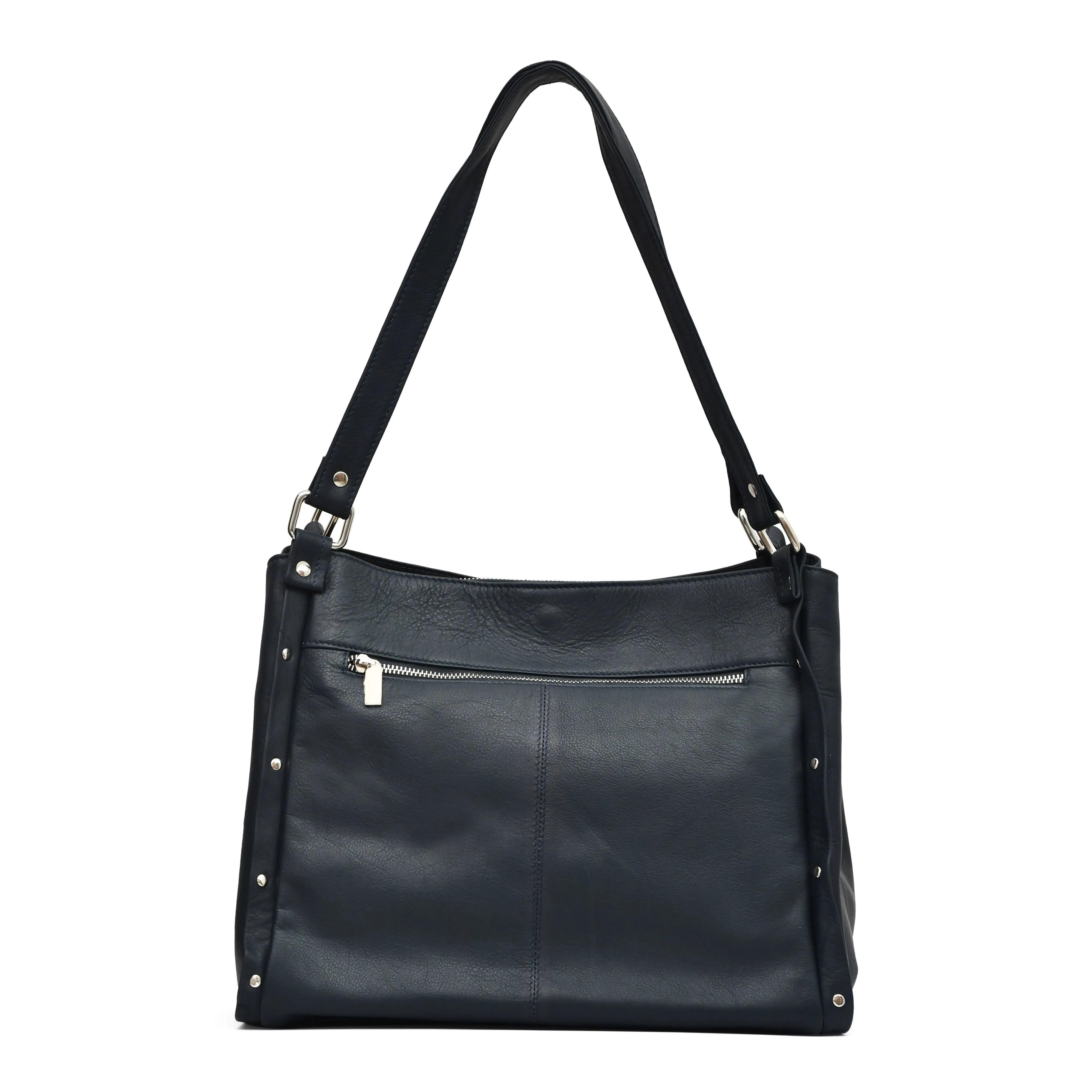 Women Black Large-Size Leather Bag Style Code 3001