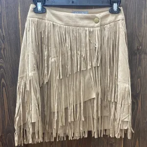 Women’s BlueB Faux Suede Fringe Skirt