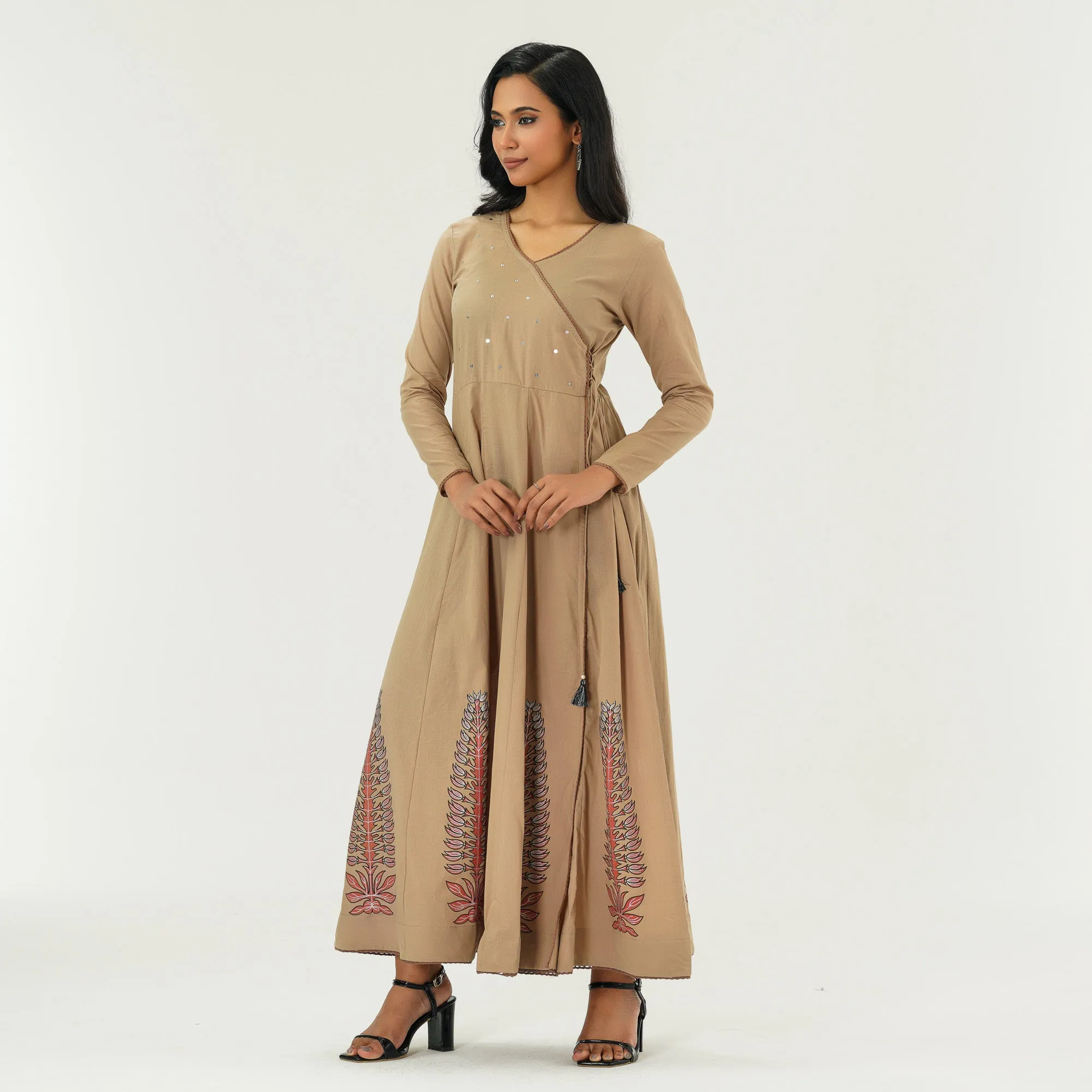 Womens Brown Gown