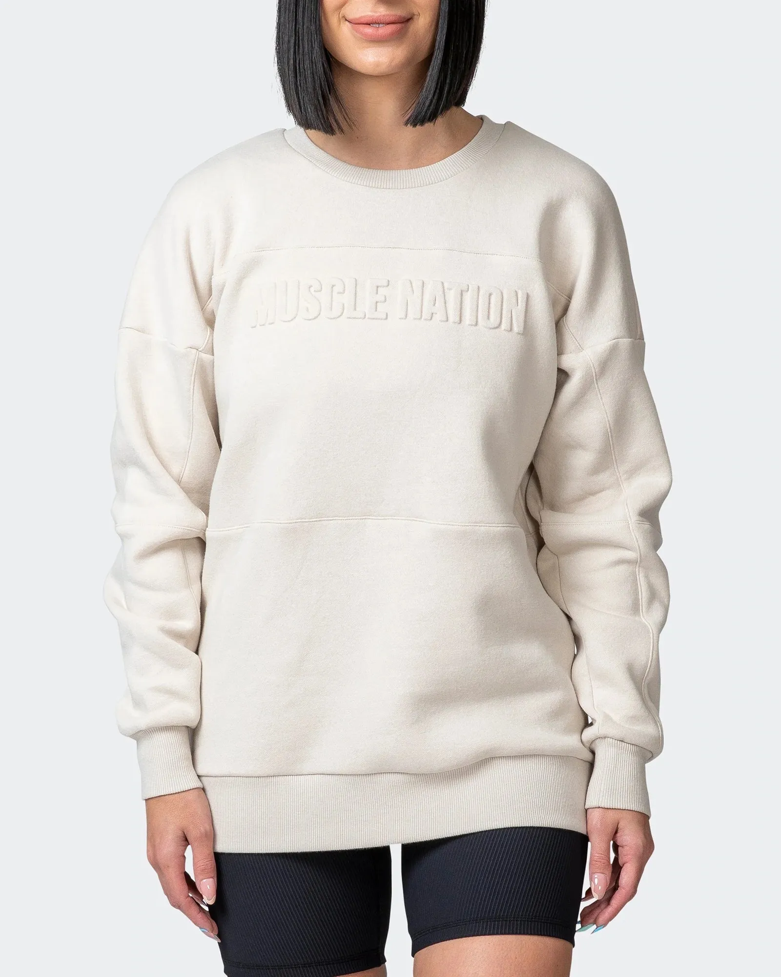 WOMENS LOUNGE JUMPER Almond