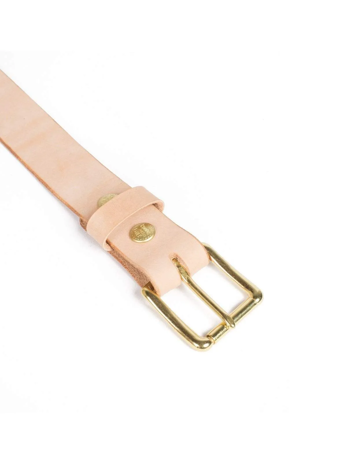 Wood&Faulk Martin Belt Vegetable Tan