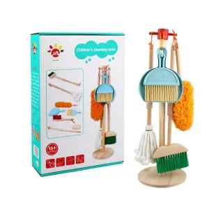 Wooden Detachable Toy Cleaning Set