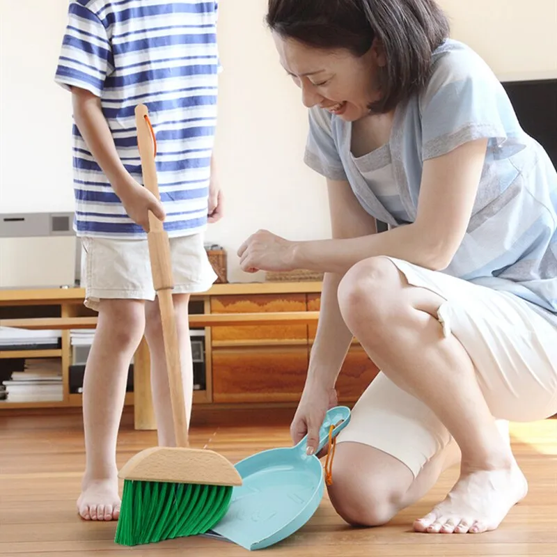 Wooden Detachable Toy Cleaning Set