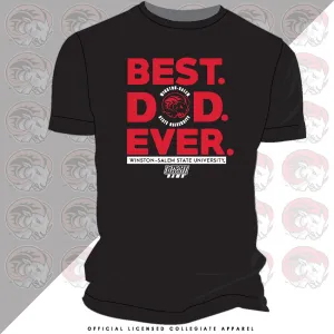 WSSU | Best "DAD" Ever | BLACK Unisex Tees (**)