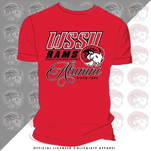 WSSU | Fancy ALUMNI Red Unisex Tees (**)