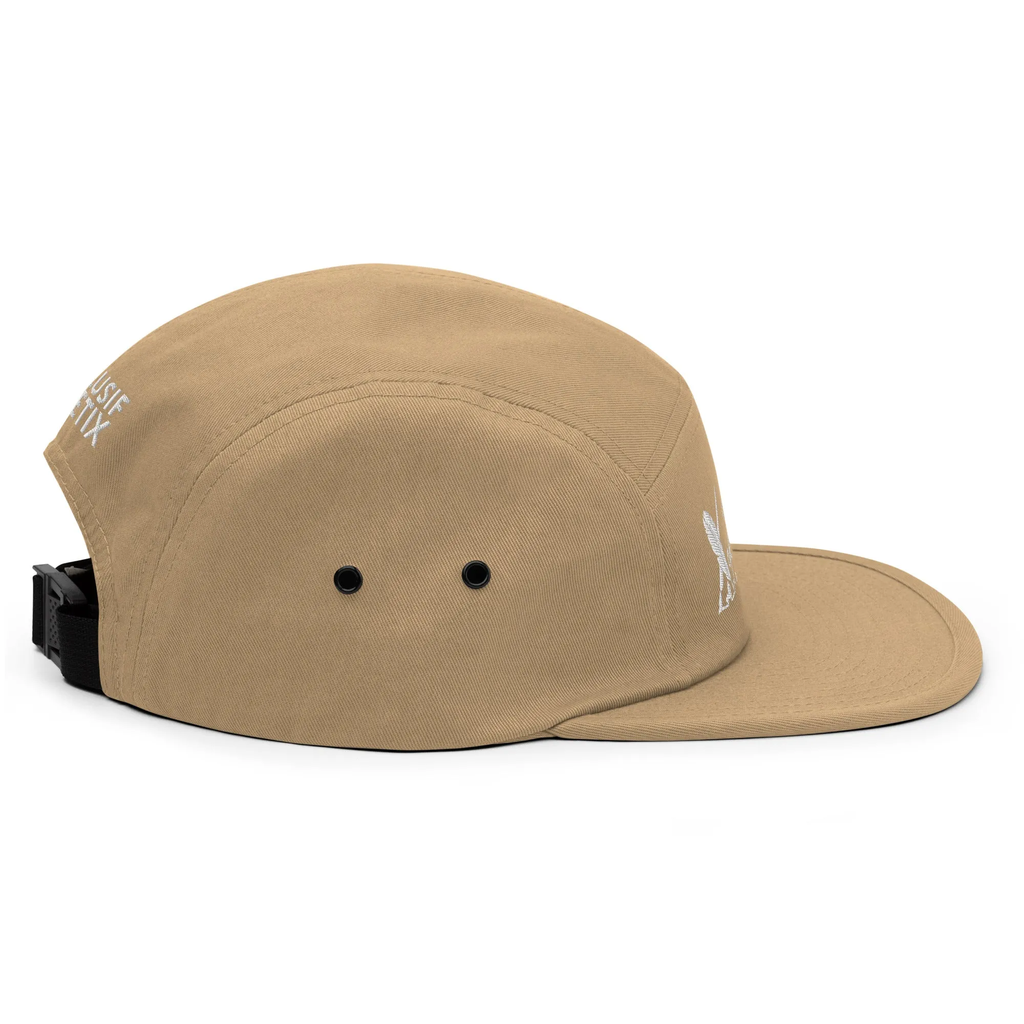 XCLUSIF POETIX WHITE LOGO Five Panel Cap
