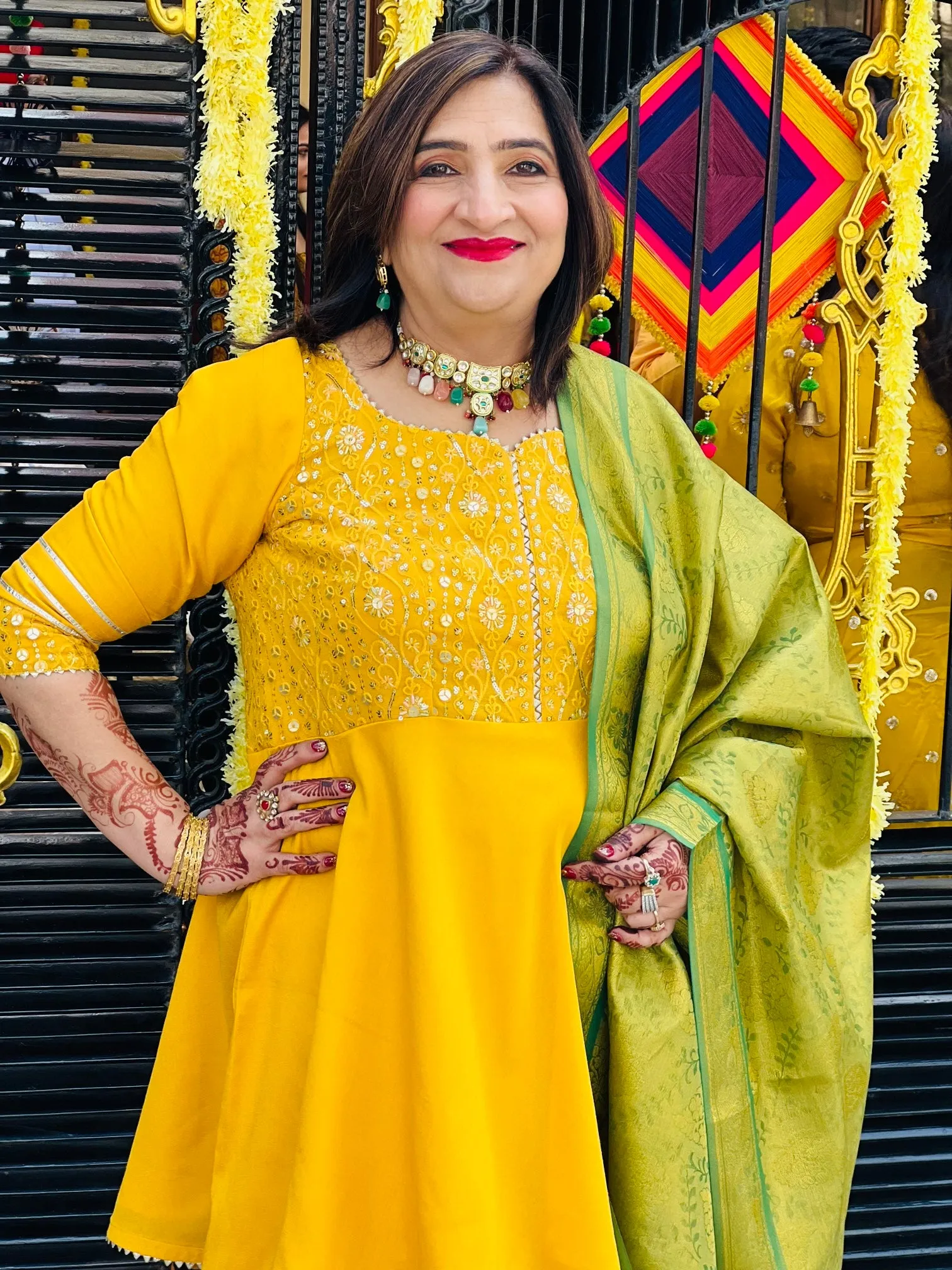 Yellow Stunning Garara Suit