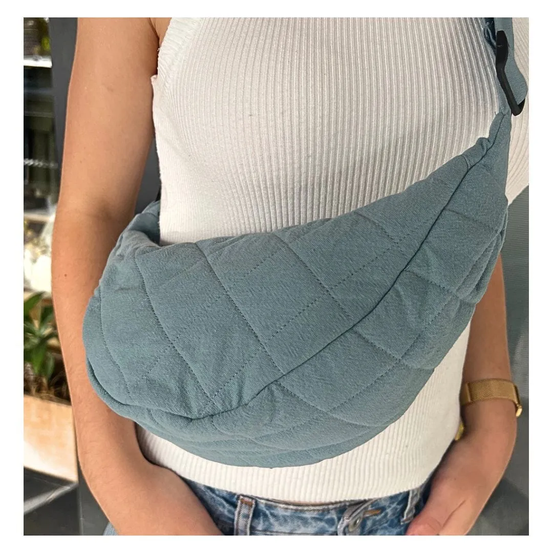 ZABECCA THE LABEL Banana Bag - Corn Blue