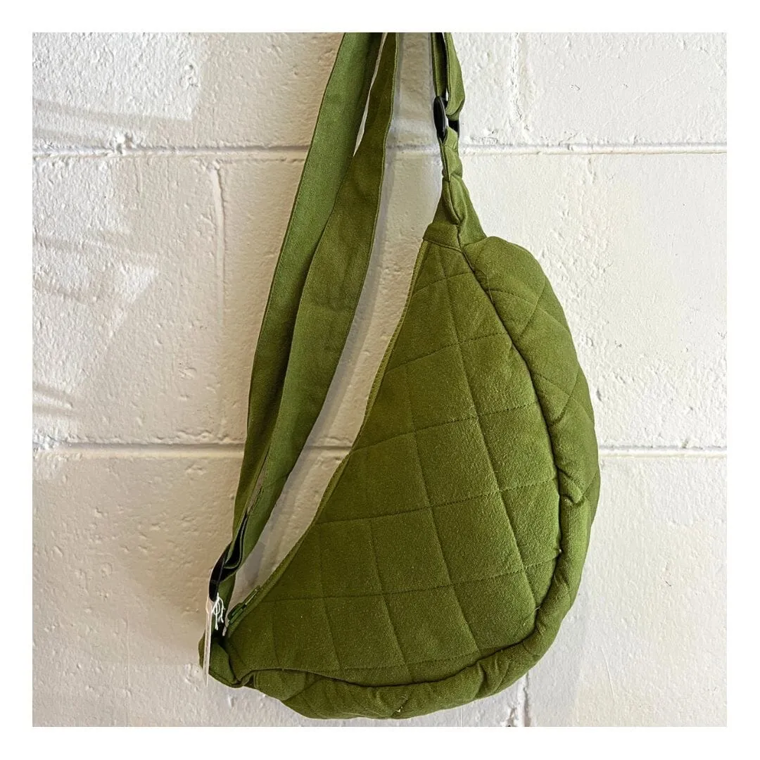 ZABECCA THE LABEL Banana Bag - Forrest Green