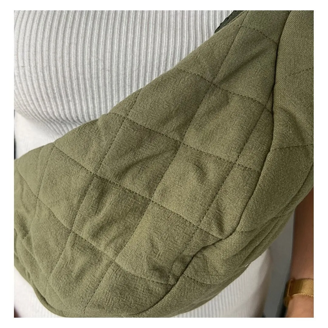 ZABECCA THE LABEL Banana Bag - Moss Green