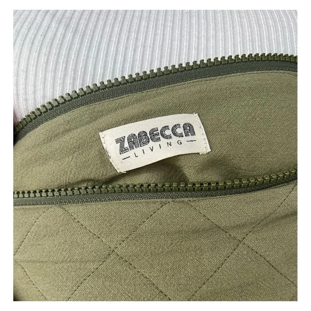 ZABECCA THE LABEL Banana Bag - Moss Green